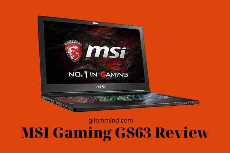MSI Gaming GS63 Core i7-6700HQ CPU quad-core 2.6 GHz